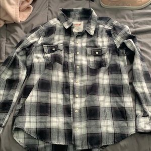 Black & white flannel